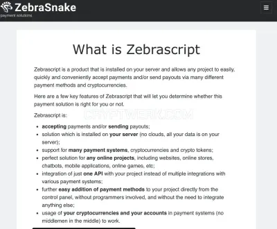 ZebraSnake payment solutions photo