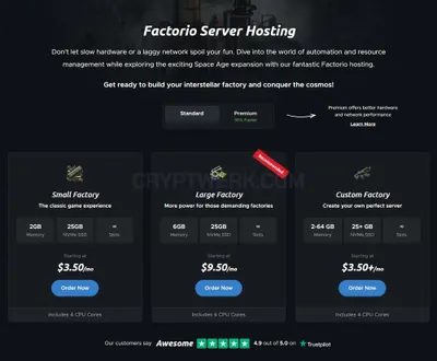 Factorio Server Hosting