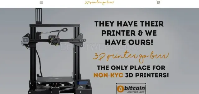 3D Printer Go Brrr website