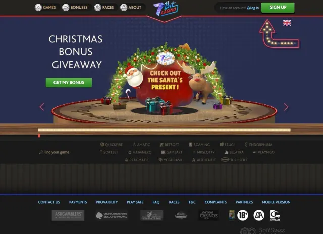 7BitCasino website