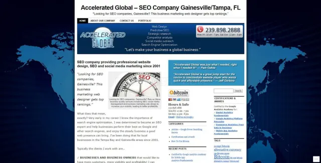 AcceleratedGlobal website