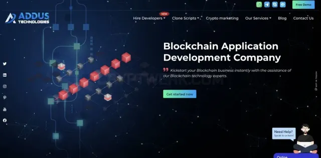 Addus Technologies website
