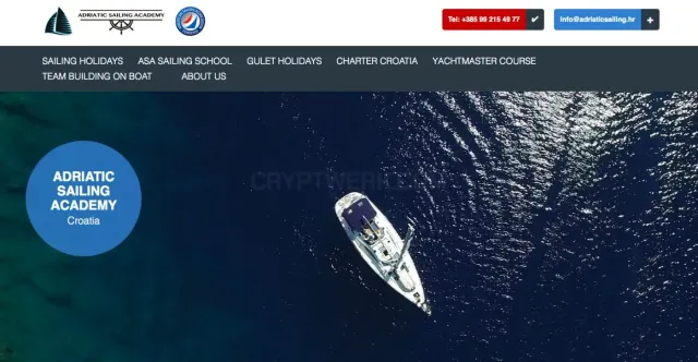 Adriatic Sailing website