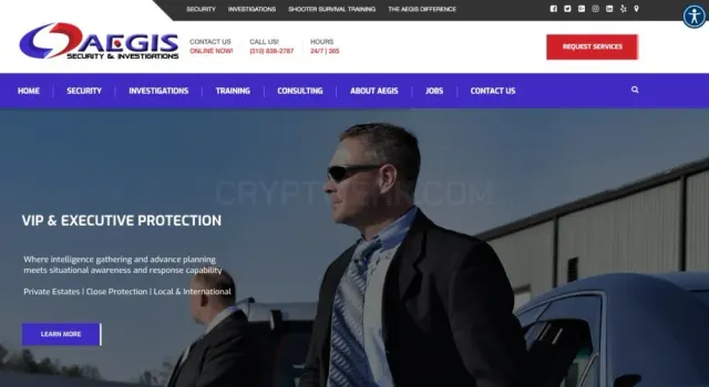 AEGIS Security & Investigations Inc. website