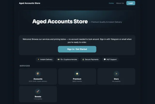 Aged Accounts Market website