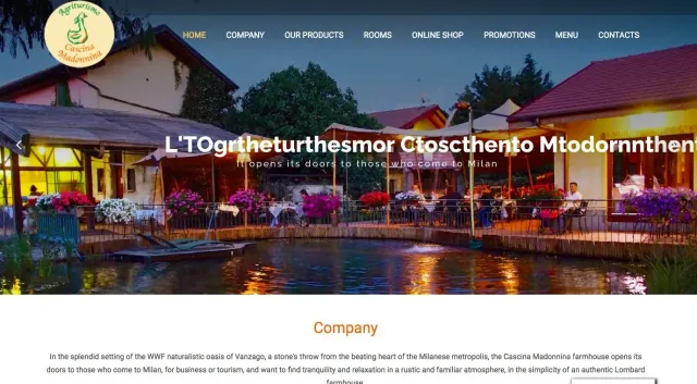 Cascina Madonnina website