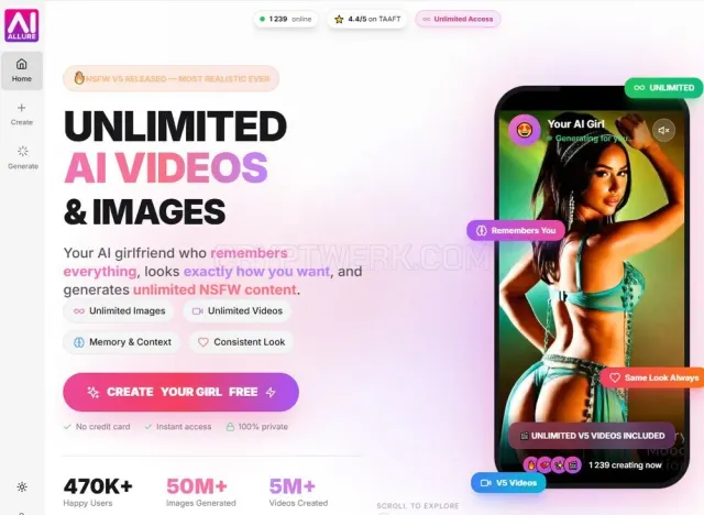 AIAllure website
