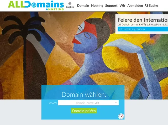 All Domains website