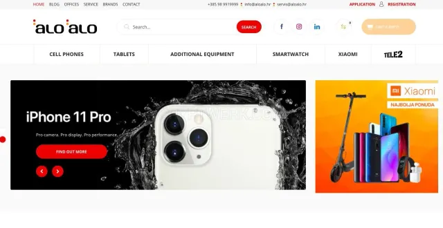 Aloalo.hr website