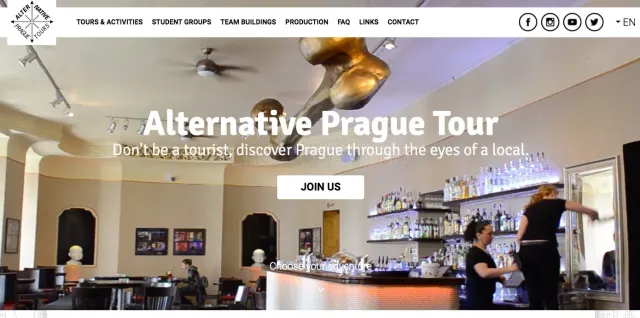 Alternative-prague website