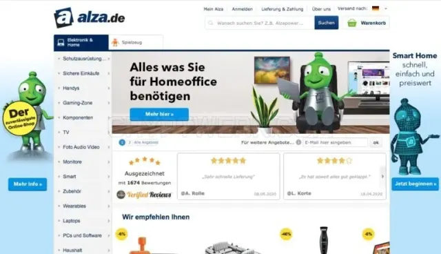 alza website