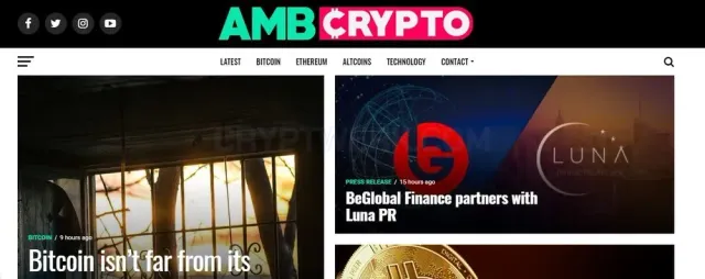 AMB Crypto website
