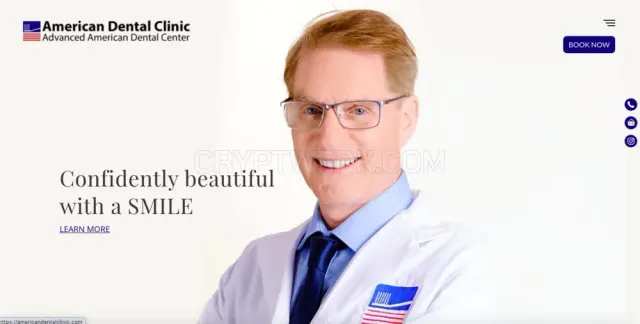 American Dental Clinic website