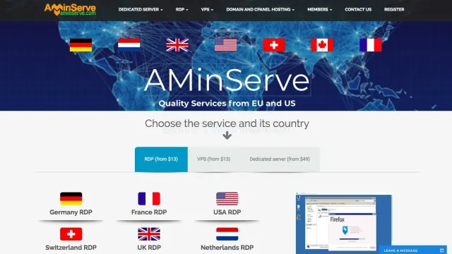 AMinServe website