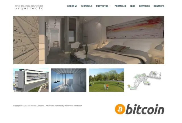 Ana Munoz Gonzalez - Arquitectos website