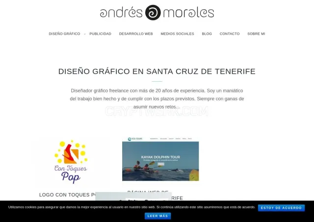 Andresmorales.es website