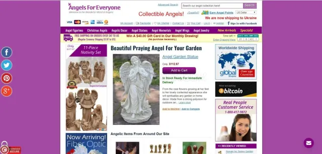 Angels For Everyone website