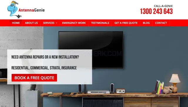 Antenna Genie website