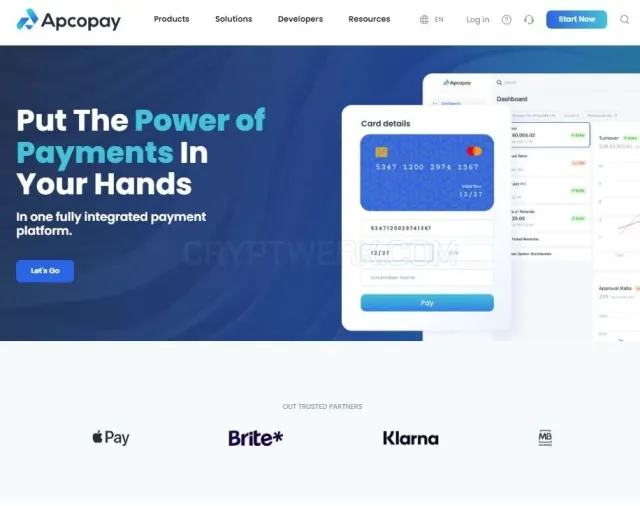 Apcopay website