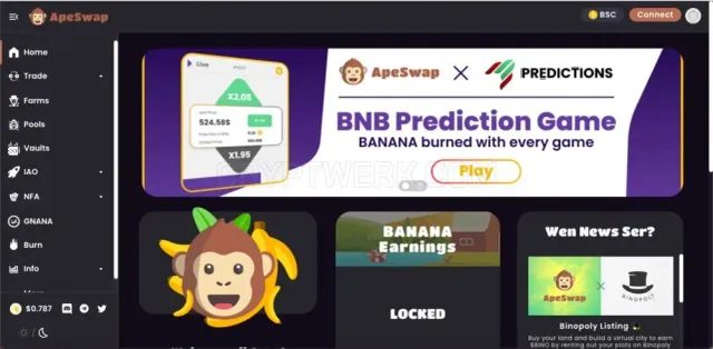 ApeSwap website