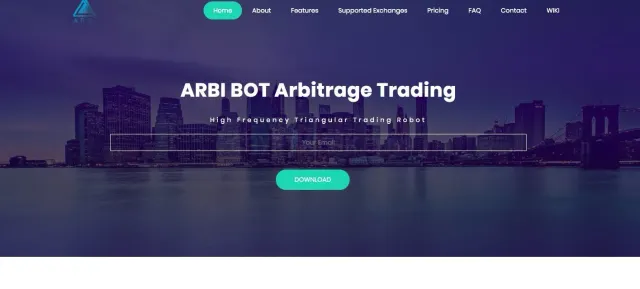 ARBI BOT website