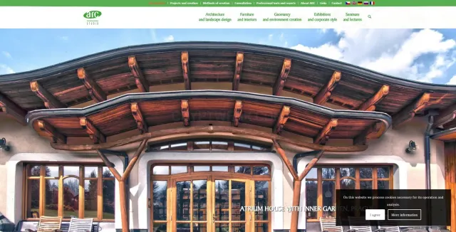 Arc.cz website