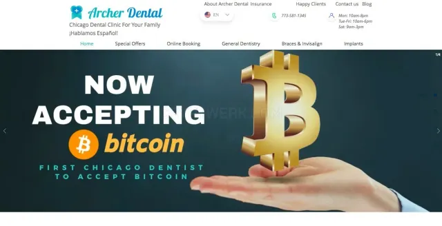 Archer Dental website