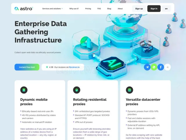 Astroproxy website