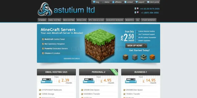 Astutium website