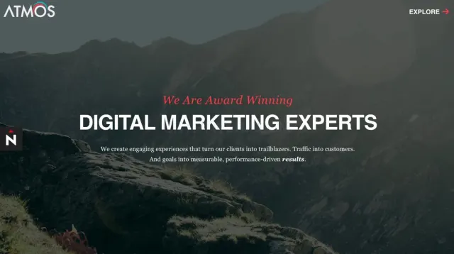 ATMOS Marketing website