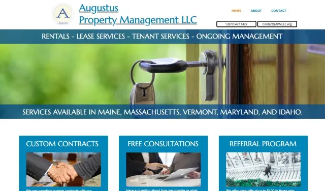 Augustus Property Management LLC website