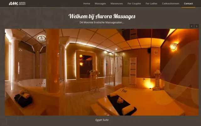 Aurora Massages website