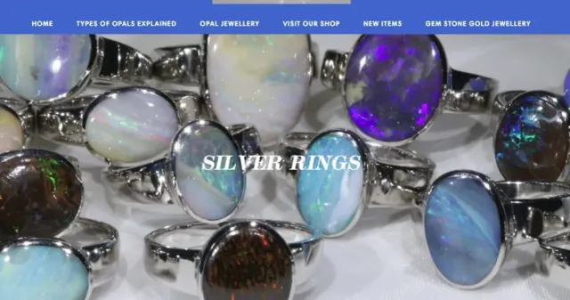 Australian Opal Shop website