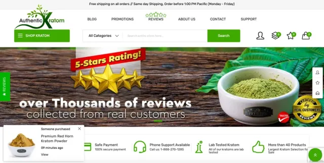 AuthenticKratom.com website