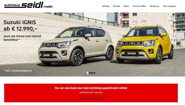 Autohaus-seidl.at website