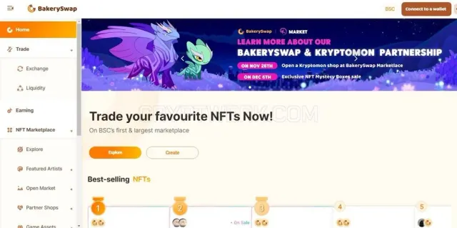 BakerySwap website