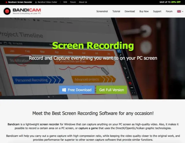 Bandicam.com website