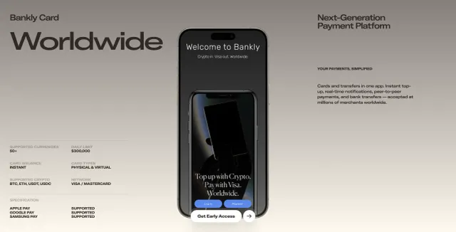 Bankly website
