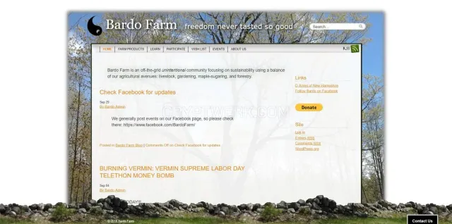 Bardo Farm website