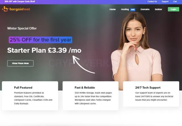 BargainHost website