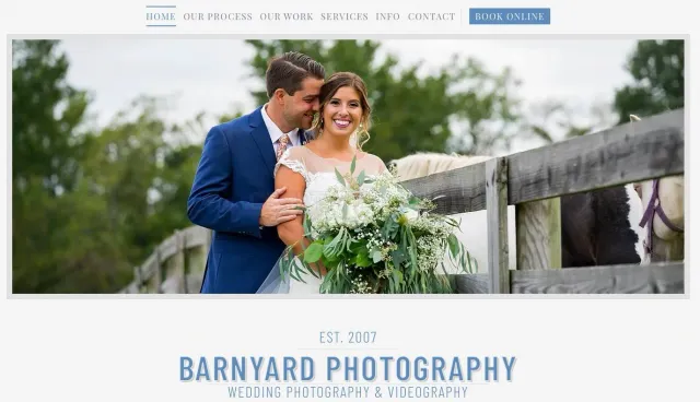Barnyard Photography website