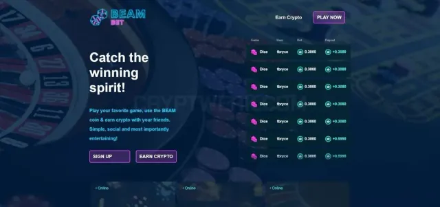BeamBet website