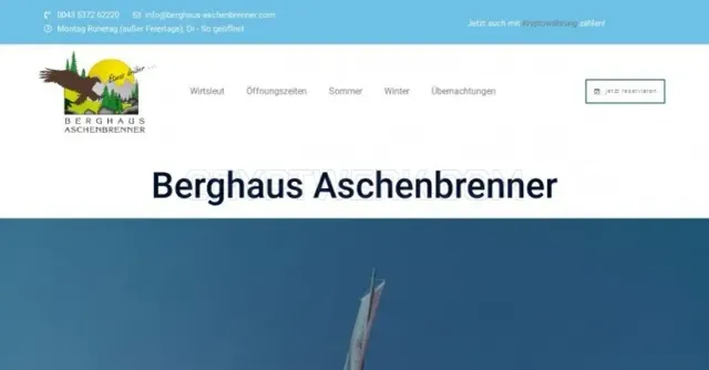 Berghaus Aschenbrenner website