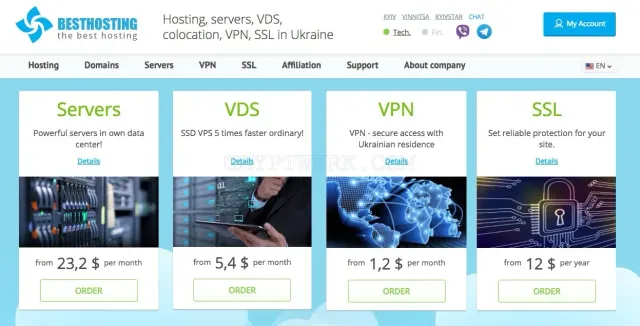 BestHosting website