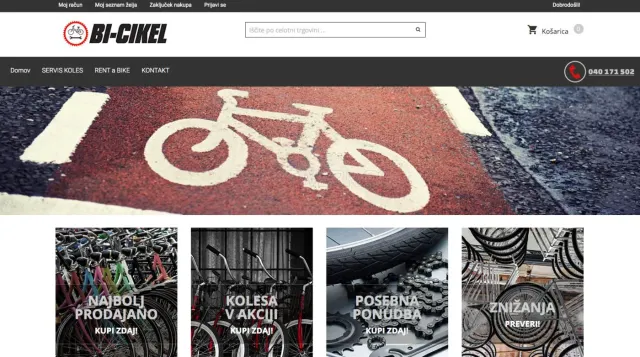 Bi-cikel website