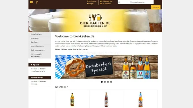 Bier-kaufen.de website