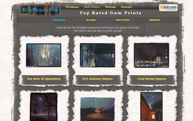 Billymabrey.com website