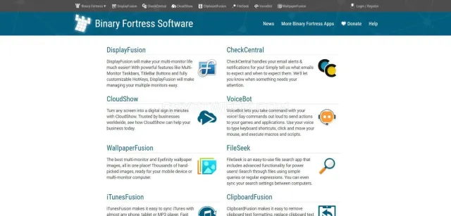 Binary Fortress website