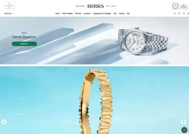 Birks website