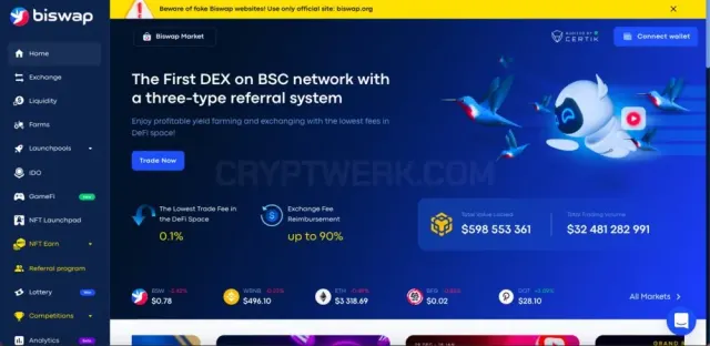 Biswap website